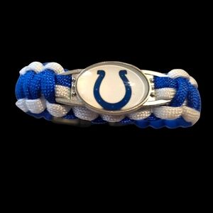 Indianapolis Colts Blue and White Paracord Bracelet